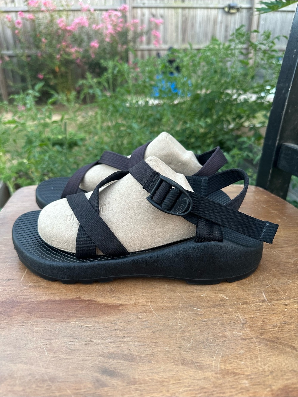 Chaco Men’s Size 8 Black Z/1 Classic sandal footbed support heavy weight hiking
